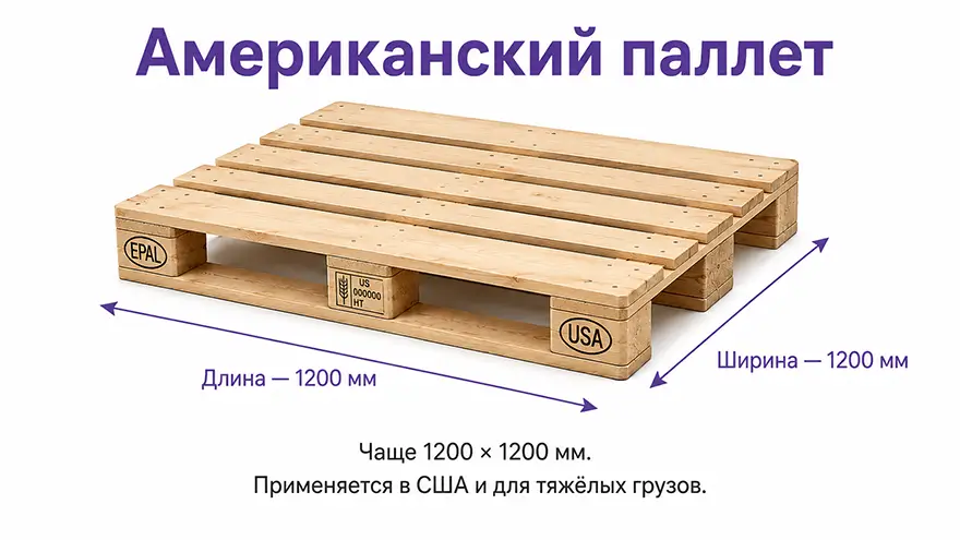 Размер паллета